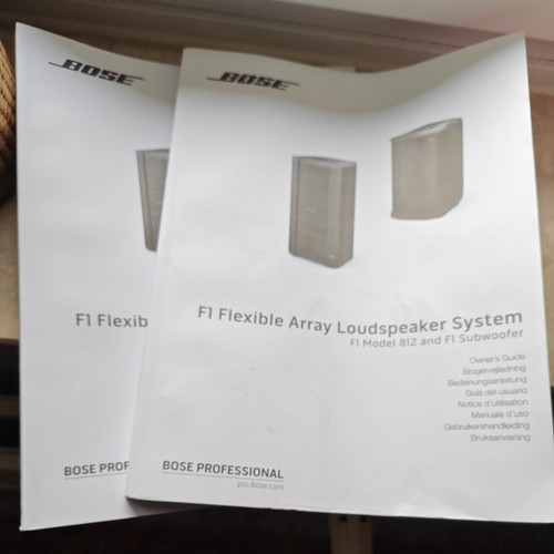 Bose istruzioni flexible - bose, f1